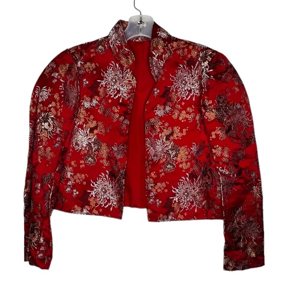 Vintage‎ Cropped Red Jacket - Picture 1 of 4